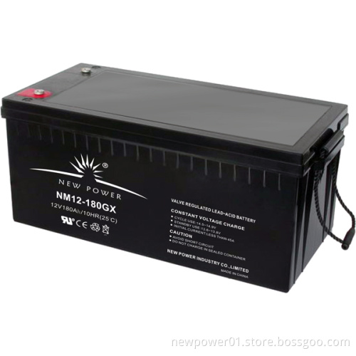 12V180ah AGM/ Gel Lead Acid Battery (NM12-180GX)